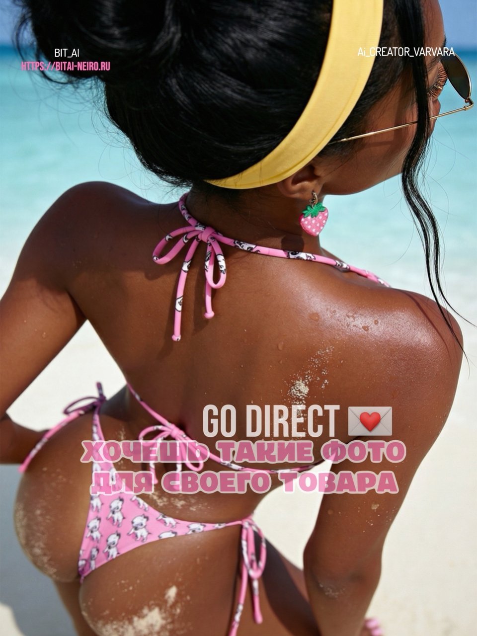 Создание Нейрофотосессии для купальника бренда BORZAYA ZAYA — изображение 11